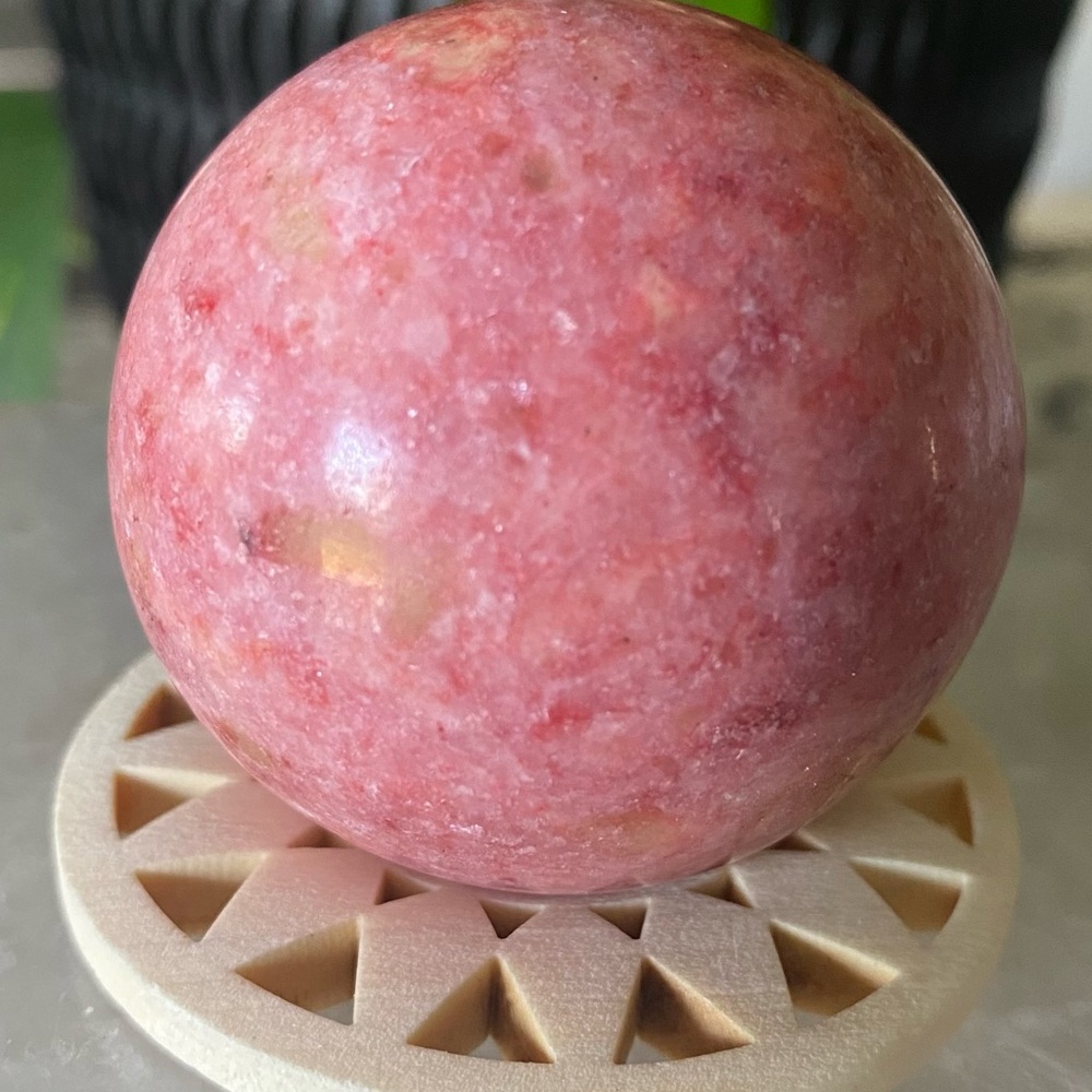 Thulite Sphere - Picture 3 of 5